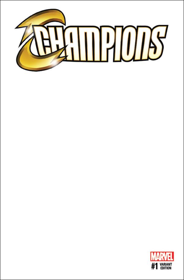 Champions (2016) issue 1-L Blank/Sketch Cover