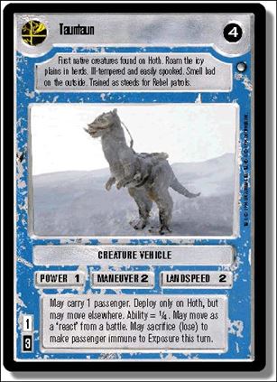 Star Wars: Hoth Limited (Base Set) card 151 Tauntaun