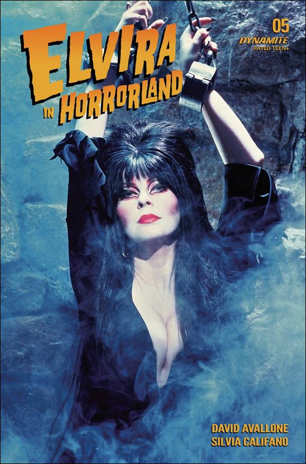 Elvira in Horrorland issue 5-D Elvira Photo Cover