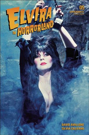 Elvira in Horrorland issue 5-D Elvira Photo Cover