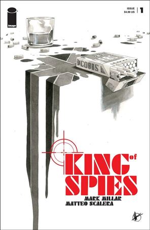 King of Spies issue 1-B Matteo Scalera Black & White Cover