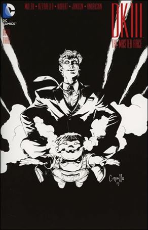 Dark Knight III: The Master Race issue 3-J Greg Capullo Midtown Comics Black & White Cover