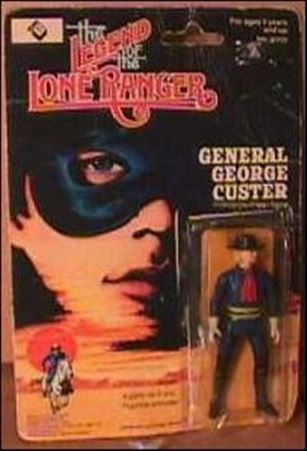 Legend of the Lone Ranger (Movie) Action Figures figure 5-B General George Custer (Canadian Card)