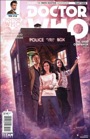 Doctor Who: The Tenth Doctor Year Three issue 14-B Will Brooks Photo Subscription Cover