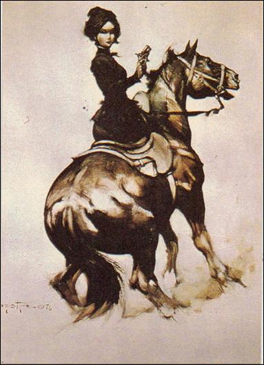 Frazetta (Base Set) card 62 Madame Derringer