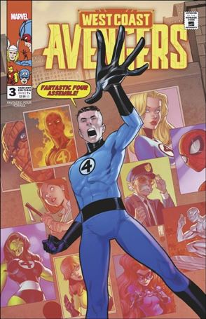 West Coast Avengers (2025) issue 3-D Paco Medina Homage Cover