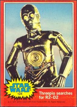 Star Wars: Series 2 (Base Set) card 124 Threepio searches for R2-D2
