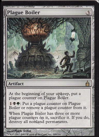 Magic the Gathering: Ravnica (Base Set)  card 269 Plague Boiler