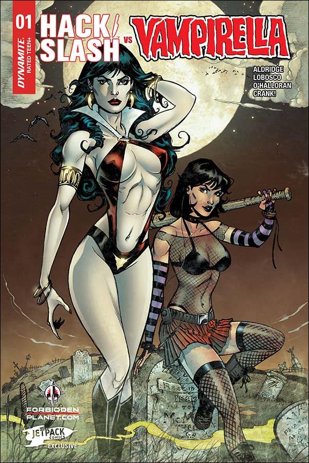 Hack/Slash vs Vampirella issue 1-I Mike Dooney Jetpack Comics/Forbidden Planet Cover