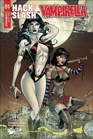Hack/Slash vs Vampirella issue 1-I Mike Dooney Jetpack Comics/Forbidden Planet Cover