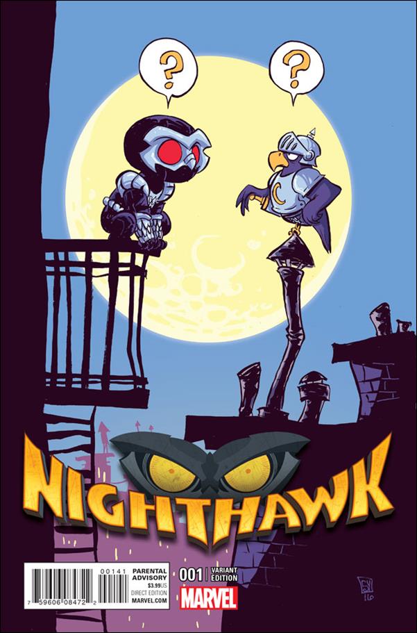 Nighthawk (2016) issue 1-C Skottie Young Baby Cover