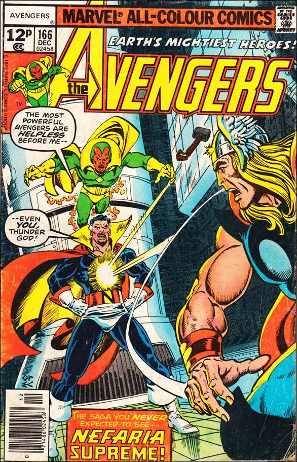 Avengers (1963) issue 166-B UK Price Cover