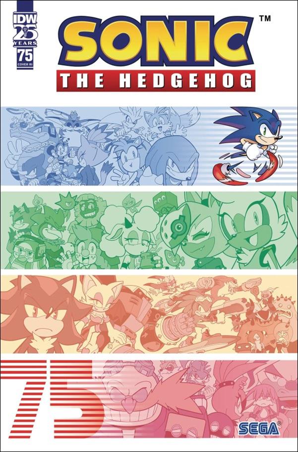 Sonic the Hedgehog (2018) issue 75-E Tracy Yardley 1:25 Cover