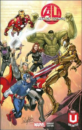 Age of Ultron issue 10-K Salvador Larroca Marvel Unlimited Cover