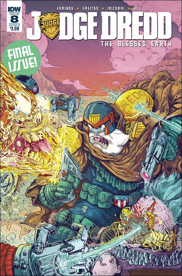 Judge Dredd: The Blessed Earth issue 8-B Sergio Vazquez Cover