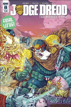 Judge Dredd: The Blessed Earth issue 8-B Sergio Vazquez Cover