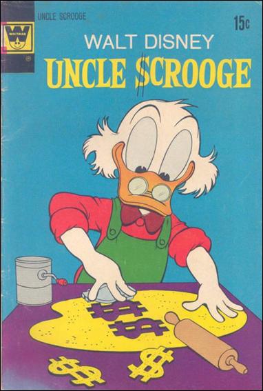 Walt Disney's Uncle Scrooge issue 100-B Whitman Cover