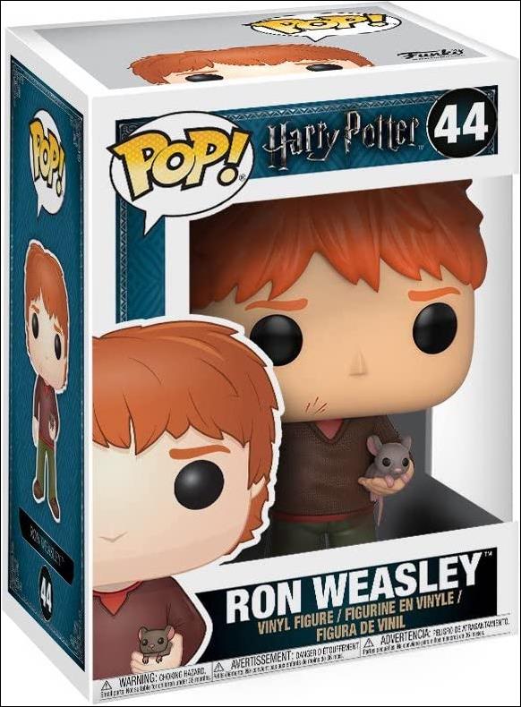 POP! Harry Potter figure 44 Ron Weasley (w/ Scabbers)