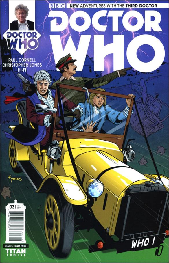 Doctor Who: The Third Doctor issue 3-C Kelly Yates Cover