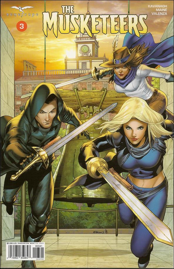 Musketeers issue 3-D Robert Atkins Cover