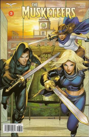 Musketeers issue 3-D Robert Atkins Cover