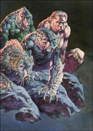 Bernie Wrightson II: More Macabre (Base Set) card 73 Amphibious Assault Again