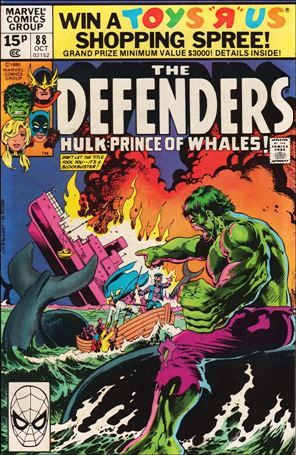 Defenders (1972) issue 88-B UK Price Cover