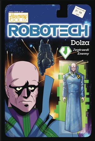 Robotech (2017) issue 11-B Blair Shedd Action Figure Cover