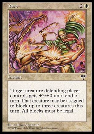 Magic the Gathering: Mirage (Base Set) card 48 Yare