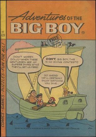 Adventures of the Big Boy issue 109-B West Coast Cover