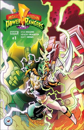 Mighty Morphin Power Rangers issue 1-SP Jerry Gaylord Third Eye Comics Cover