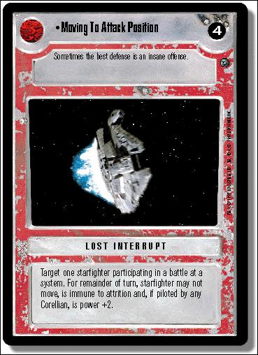 Star Wars: Dagobah Limited (Base Set) card 140 Moving To Attack Position