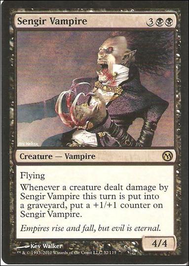 Magic the Gathering: Duels of the Planeswalkers (Base Set) card 32 Sengir Vampire