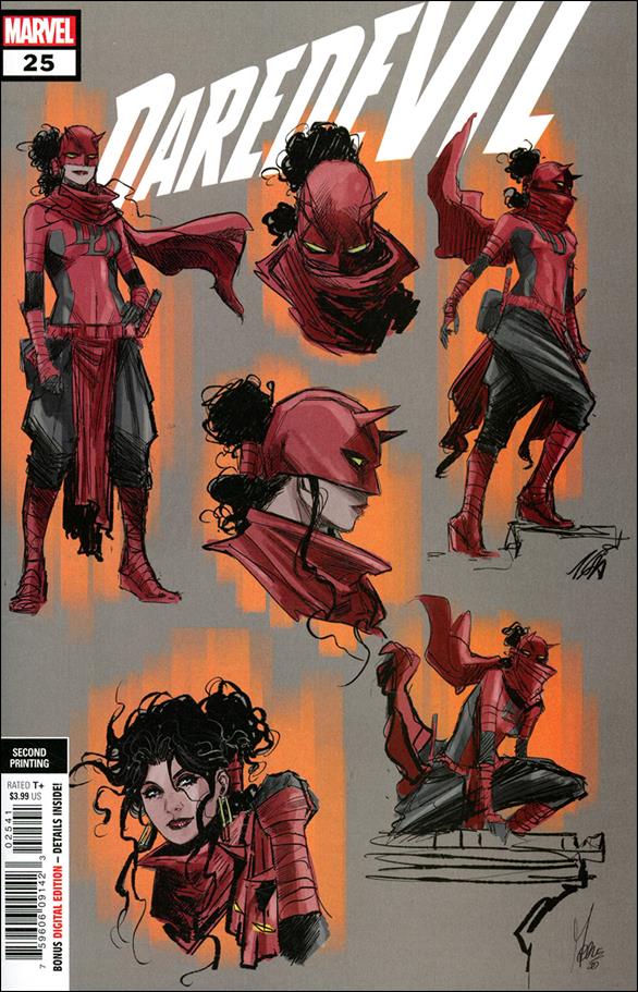 Daredevil (2019) issue 25-E Marco Checchetto 1:25 Design Cover (2nd Printing)