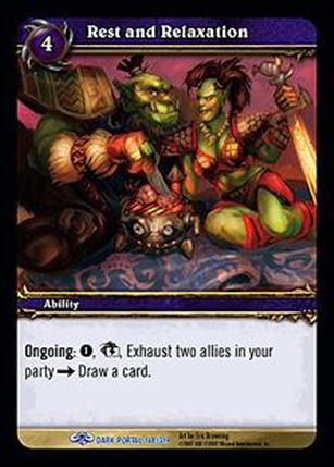 World of Warcraft: Through the Dark Portal (Base Set) card 148 Rest and Relaxation