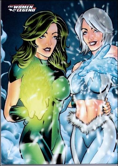 Women of Legend (Base Set) card 51 DC Comics Fire & Ice