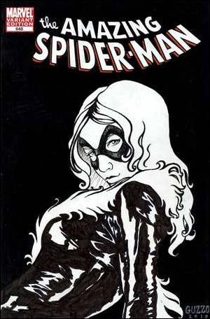 Amazing Spider-Man (1963) issue 648-I DF Blank Cover (Sgnd & Rmrkd by Laura Guzzo) 1/50