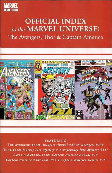 Avengers, Thor & Captain America: Official Index to the Marvel Universe issue 11