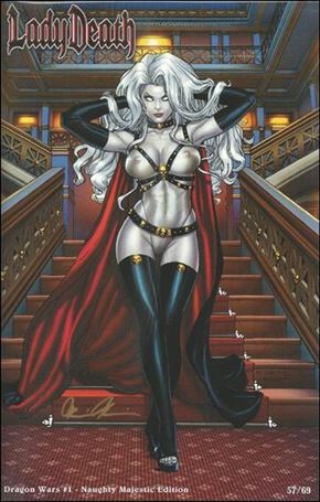 Lady Death: Dragon Wars issue 1-DF Naughty Majestic Edition 1/69