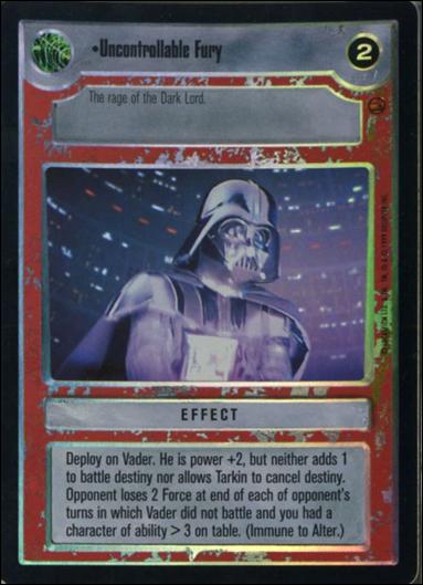 Star Wars: Reflections: A Collector's Bounty (Base Set) card 91 Uncontrollable Fury