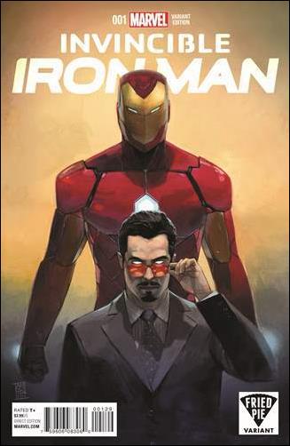 Invincible Iron Man (2015)  issue 1-YA David Mack Fried Pie Cover