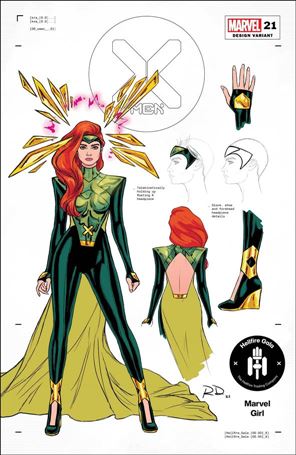 X-Men (2019) issue 21-F Russell Dauterman 1:50 Character Design Cover