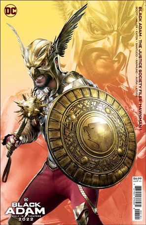 Black Adam - The Justice Society Files: Hawkman issue 1-B Photo Cardstock Cover