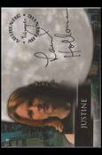 Angel: Season Three (Autograph Subset) card A22 Laurel Holloman as Justine