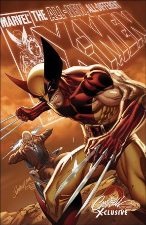 Uncanny X-Men (2019) issue 1-VD J. Scott Campbell Wolverine/Xavier Cover 1/2300