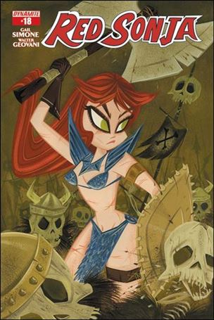 Red Sonja (2013) issue 18-C Stephanie Buscema Subscription Cover