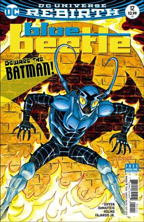 Blue Beetle (2016) issue 12 Scott Kolins Cover