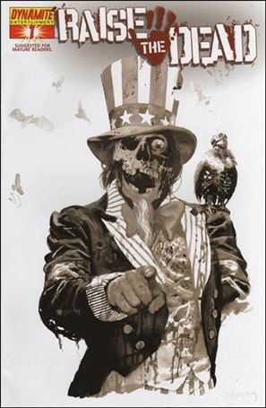 Raise the Dead issue 1-D Arthur Suydam 1:15 Black and White Cover