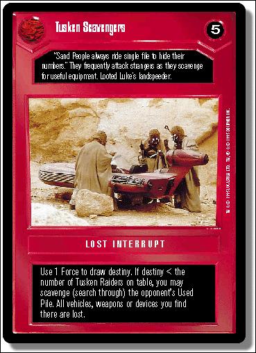 Star Wars: Premiere Limited (Base Set) card 100 Tusken Scavengers