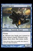 Magic the Gathering: Champions of Kamigawa (Base Set) card 91 Soratami Seer